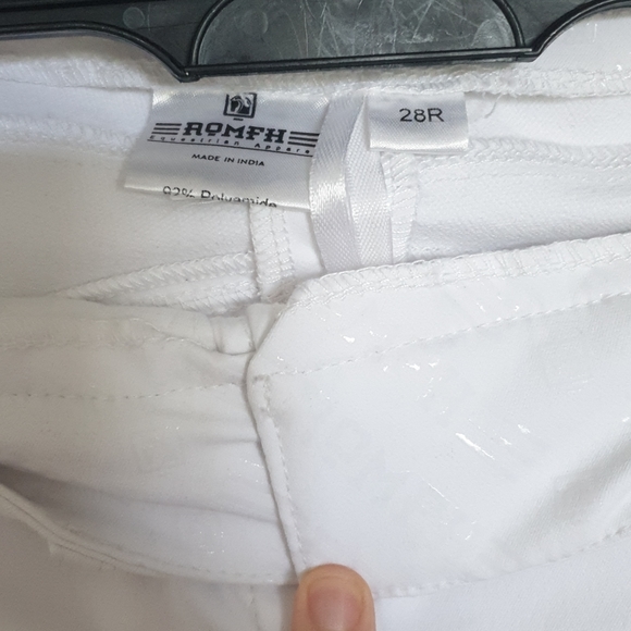 ROMFH Gabrielle Euro Seat White Breeches - Picture 3 of 4